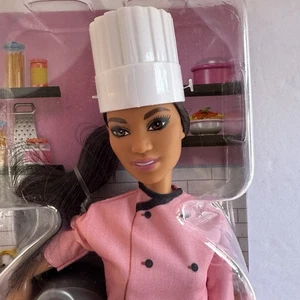 Pasta Chef Barbie You Can Be Anything Brown - Picture 1 of 7