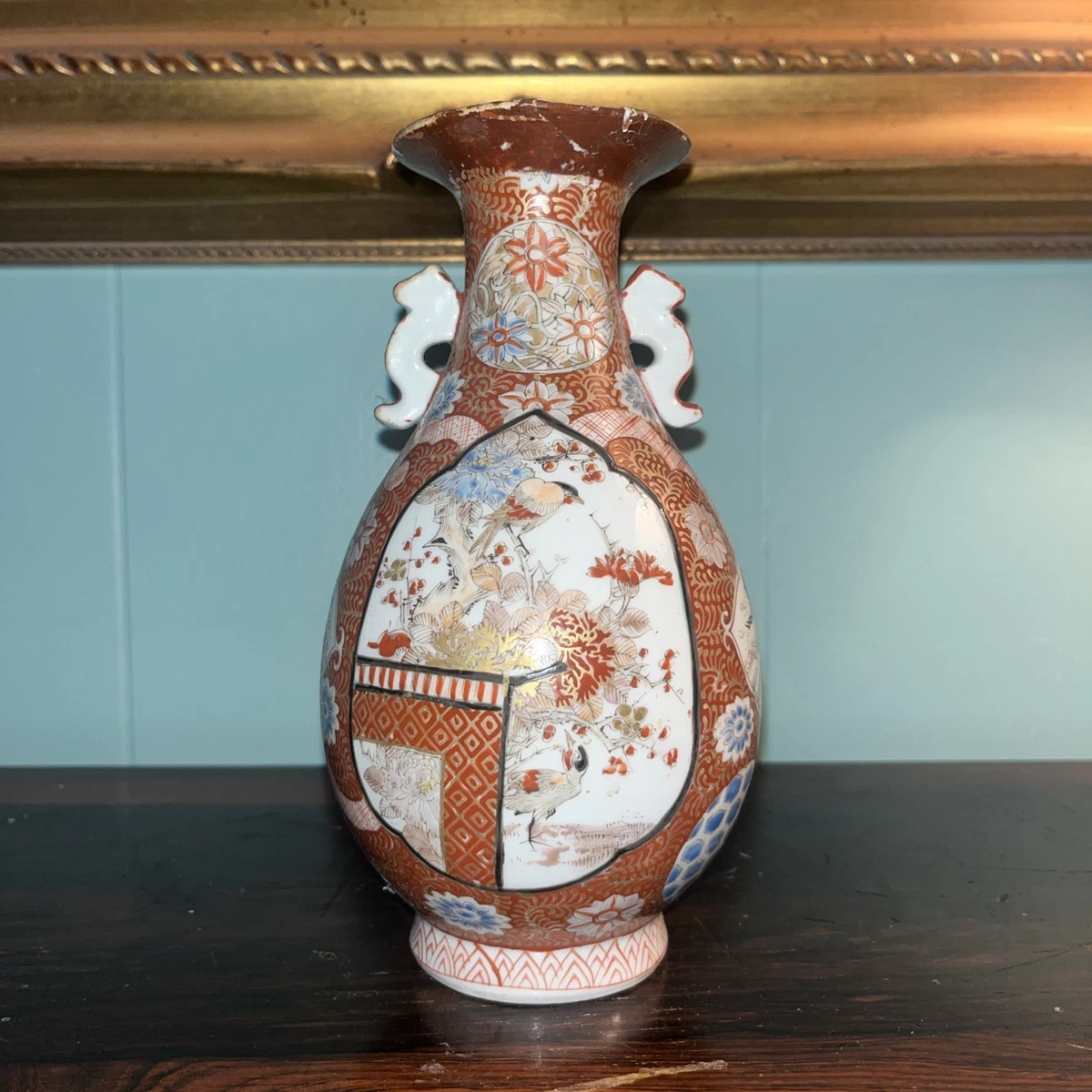 陶瓷古董原始1850-1899 年日本花瓶| eBay