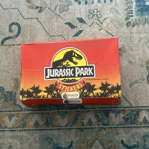 Merlin Jurassic Park Sticker Box 100 Sealed Packs  - Picture 1 of 3