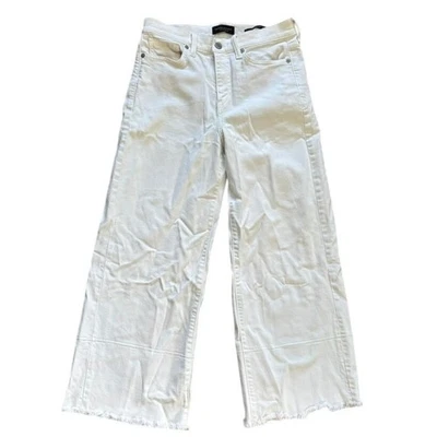 Pantalones de mezclilla cortos Banana Republic tiro alto pierna ancha talla 27 abuela costera Shabby Chic Foto 1 de 4