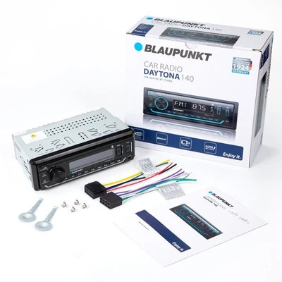 BLAUPUNKT Daytona 140 Single-DIN Bluetooth Car Stereo Receiver - Image 1 of 4
