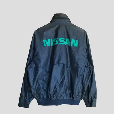 Chaqueta de Trabajadores Nissan Spellout Azul Nissan Biglogo Cremallera Chaqueta Nissan Puffer L Foto 1 de 4