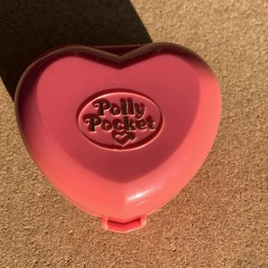 Custodia da bagno vintage Bluebird Polly Pocket 1991 rosa compatta - Foto 1 di 12