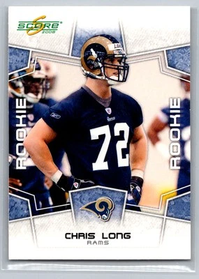 Chris Long 2008 Score St. Louis Rams #332 RC - Image 1 of 2