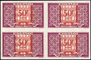 1946, Monaco, P 29-39 U (4), ** - 1734601 - Picture 1 of 1