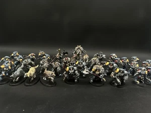 Warhammer 40k Nuevo Ejército Lobos Espaciales Listo Para Enviar Pro Pintado - Imagen 1 de 7