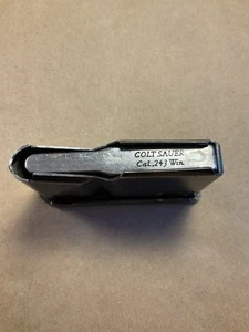 Original Colt Sauer 243 Win 3 Rd Magazine  - Picture 1 of 6