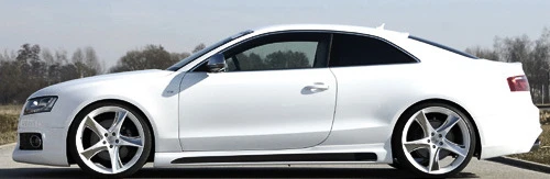 Par de faldones laterales Rieger originales OEM AUDI A5 S5 RS5 B8 2008-2015 totalmente nuevos Foto 1 de 2