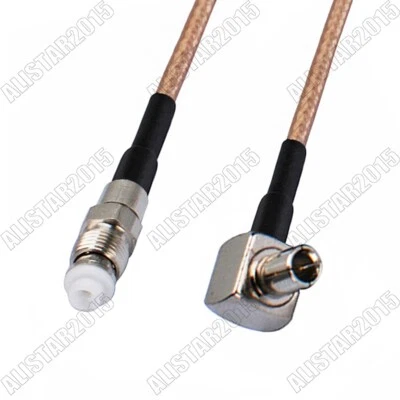 FME Female to TS9 Male Pigtail Cable RG316 15cm Sprint 598U & Verizon Wireless - Image 1 of 3