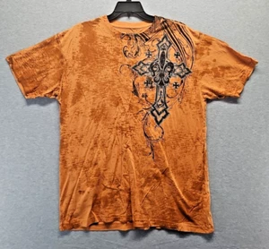 Xtreme Couture Orange Cross Shirt Size 2XL (C1a1) - Picture 1 of 8