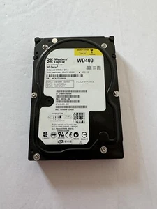 Western Digital WD400 40GB IDE ATA Hard Drive Untested As Is - Picture 1 of 2