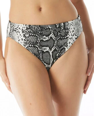 VINCE CAMUTO Bikini Reversible Pantalones de Natación Serpiente/Negro Pequeño $74 - Nuevo con Etiquetas Foto 1 de 3