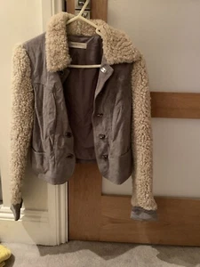 Topshop Kate Moss Collection Suede Jacket Size 10 - Picture 1 of 3