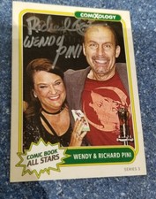 2017 SDCC COMIXOLOGY ALL STARS SIGNED AUTO CARD RICHARD WENDY PINI ELFQUEST # 17