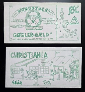 Denmark - Christiania Local Currency - Gogler-gaeld 2017 EF+ Banknote Woodstock - Picture 1 of 1