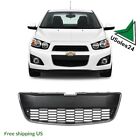For 2012-2016 Chevrolet Sonic Front Lower Bumper Grille Trim Chrome Black Grill