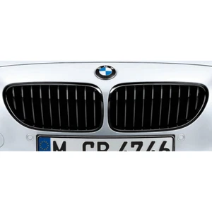 ORIGINAL BMW M Performance Frontziergitter Beidseitig Schwarz 6er F06 F12 F13 - Picture 1 of 3