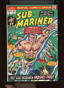 1973 Marvel, " Sub-Mariner " # 63, Dr. Hydro appears, FN, BX89 - Picture 1 of 2