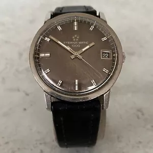 Vintage Eterna Matic 1000 Automatic Swiss Quickset Date Watch - 1970’s - Picture 1 of 24