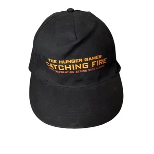 Movie Promo Hat The Hunger Games Catching Fire Cap Black 2013 Jennifer Lawrence - Picture 1 of 5