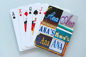 Personalized Playing Cards featuring ANA in photos of actual signs - Picture 1 of 1
