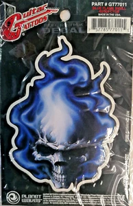 Planet Waves Guitar Tattoos Gitarrenaufkleber Blue Flame Skull gebraucht - Bild 1 von 1