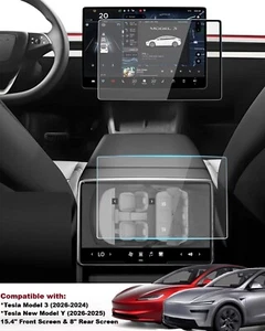Tempered Glass Screen Protector for Tesla Model 3 2024 2025 & Model Y 2025 2026 - Bild 1 von 10