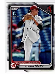 Connor Foley Arizona Diamondbacks 2024 Bowman Draft 1st Bowman ** - Bild 1 von 2