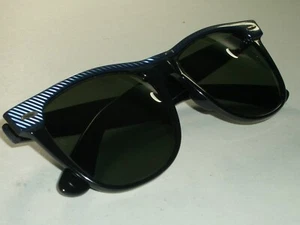 VINTAGE B&L RAY-BAN STREET NEAT MULTI-CLR STRIPED WAYFARER II G15 UV SUNGLASSES - Picture 1 of 10