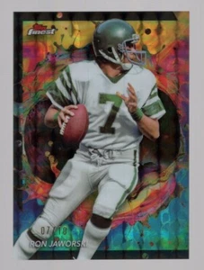 RON JAWORSKI 2024 TOPPS FINEST OIL SPILL GEOMETRIC REFRACTOR #07/10 **EAGLES** - Bild 1 von 2