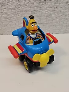 Avión a reacción Bert 1993 Tyco Sesame Street Pull Back N' Go - Imagen 1 de 11