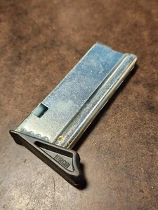 Lorcin L22 Pistol Magazine, Chrome finish, .22LR 9-Shot, OEM New - Picture 1 of 7