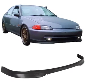 Fit 92-95 Honda Civic 4Dr Sedan TR Style PP Front Bumper Lip WITH Hardware - Picture 1 of 2