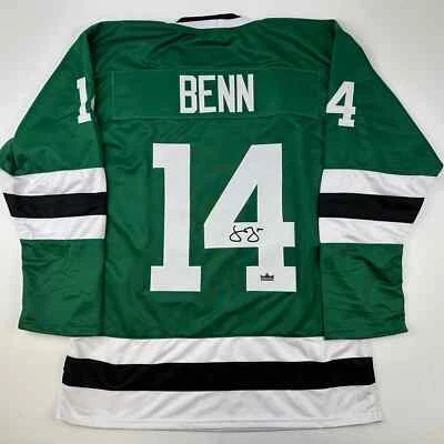Facsimile Autographed Jamie Benn Dallas Green Reprint Jersey Size Men's XL - Image 1 of 4