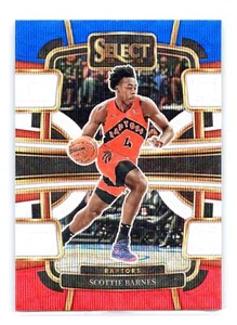 2024 Panini Select #54 Scottie Barnes Red/White/Blue Toronto Raptors - Picture 1 of 2