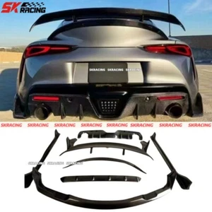 For Toyota Supra A90 A91 MK5 20-23 Front Rear Bumper Diffuser Side Skirt Bodykit - Picture 1 of 21