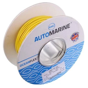 Yellow 1.5mm² Oceanflex Tinned Copper Cable 21/0.3mm 50M - Picture 1 of 1