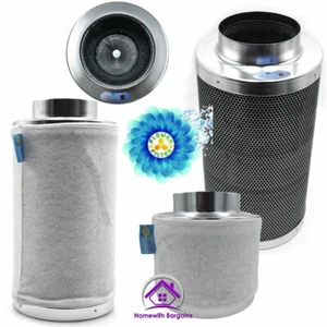 Carbon Filter PRO FLOWER FILTER Air Odour Control Ventilation 4" 5" 6" 10" 12" - Picture 1 of 6