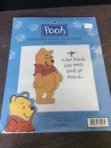 Winnie Puuh gezählter Kreuzstich "P Is For Pooh" - Bild 1 von 2