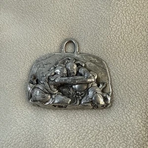 Tibetan Style Pendant - Silver - Picture 1 of 3