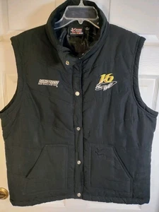 2011 NASCAR Greg Biffle/Roush Fenway Racing XL schwarz isolierte Weste Jacke - Bild 1 von 12
