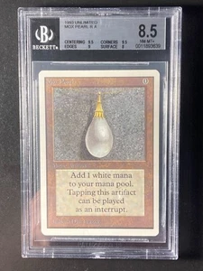 Mox Pearl Unlimited Magic the Gathering Power 9 - MTG BGS 8.5 w/ 9.5 Centering! - Picture 1 of 10