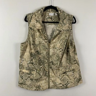 Chaleco Chicos Zenergy Estampado Animal Talla 3 US XL Serpiente Dorado Multicolor Elastizado Foto 1 de 4