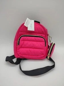 Mini-Rucksack Damen Icing by Claire’s rosa mit Wickeltasche Neu! 8×8×3" - Bild 1 von 5