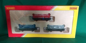 Hornby Railroad 00 Gauge LWB 3 Open Goods Coal Wagons Set R6482 Mint In Box - Picture 1 of 14