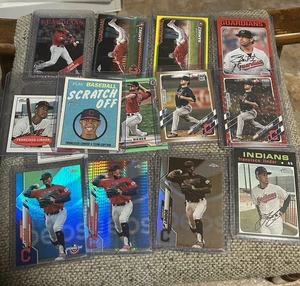 Lote de tarjetas de béisbol de la MLB de los Cleveland Indians Guardians Stars Rookies Lot READ - Imagen 1 de 3