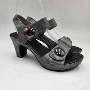 Patrizia by Spring Step Womens Rola Gray Python Heels Shoes Comfort Size 36 US 6 - Picture 1 of 8