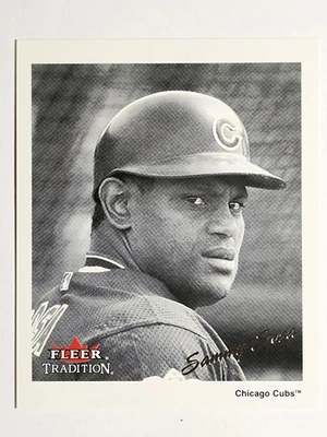 2003 Fleer Tradition Black-White Goudey #21 Sammy Sosa - Image 1 of 2