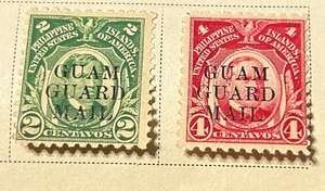 GUAM GUARD MAIL #M5-M6 - 1930 Servicio Postal Local - Imagen 1 de 1