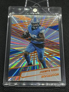 2025 Panini Revolution - Jahmyr Gibbs #178 Sunburst #/18 Lions - Picture 1 of 2